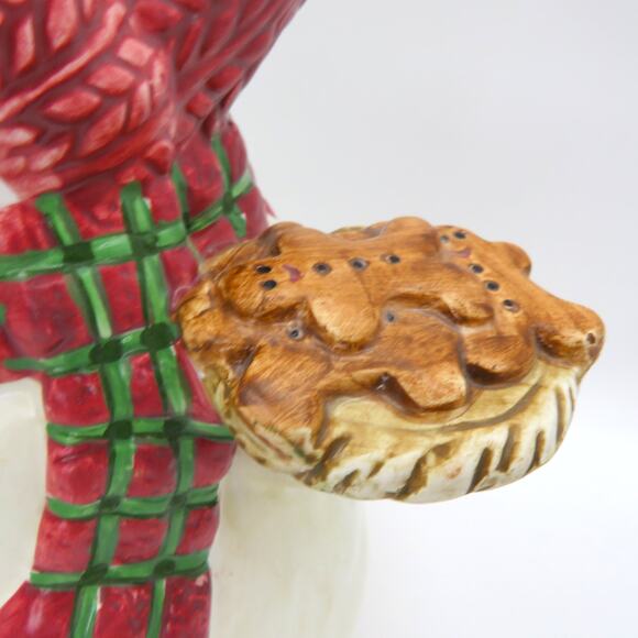 BICO Snowman Soap Dispenser with Sponge Holder Christmas Ceramic Kitchen Decor - Picture 10 of 13